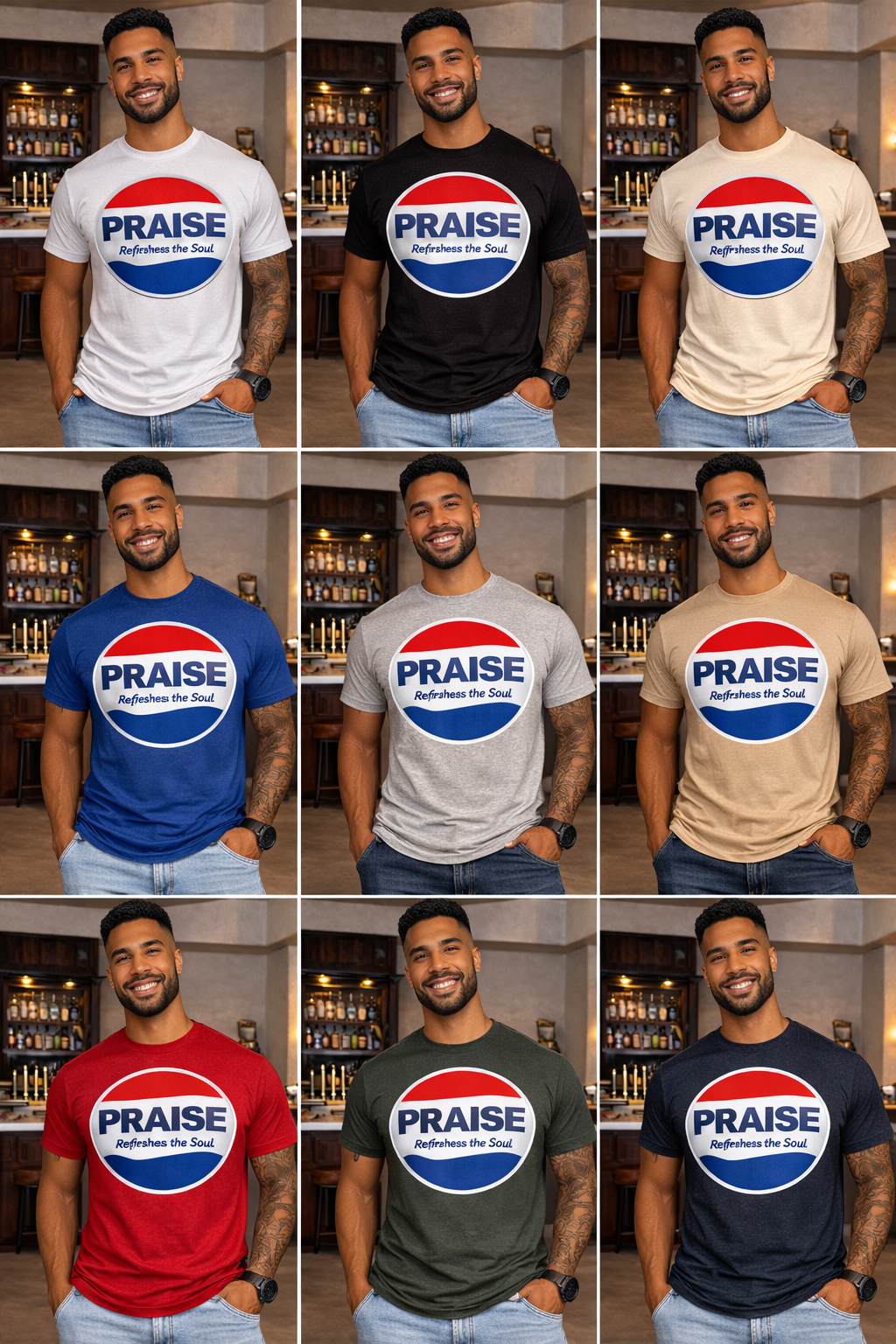 Praise Refreshes the Soul Graphic Tee