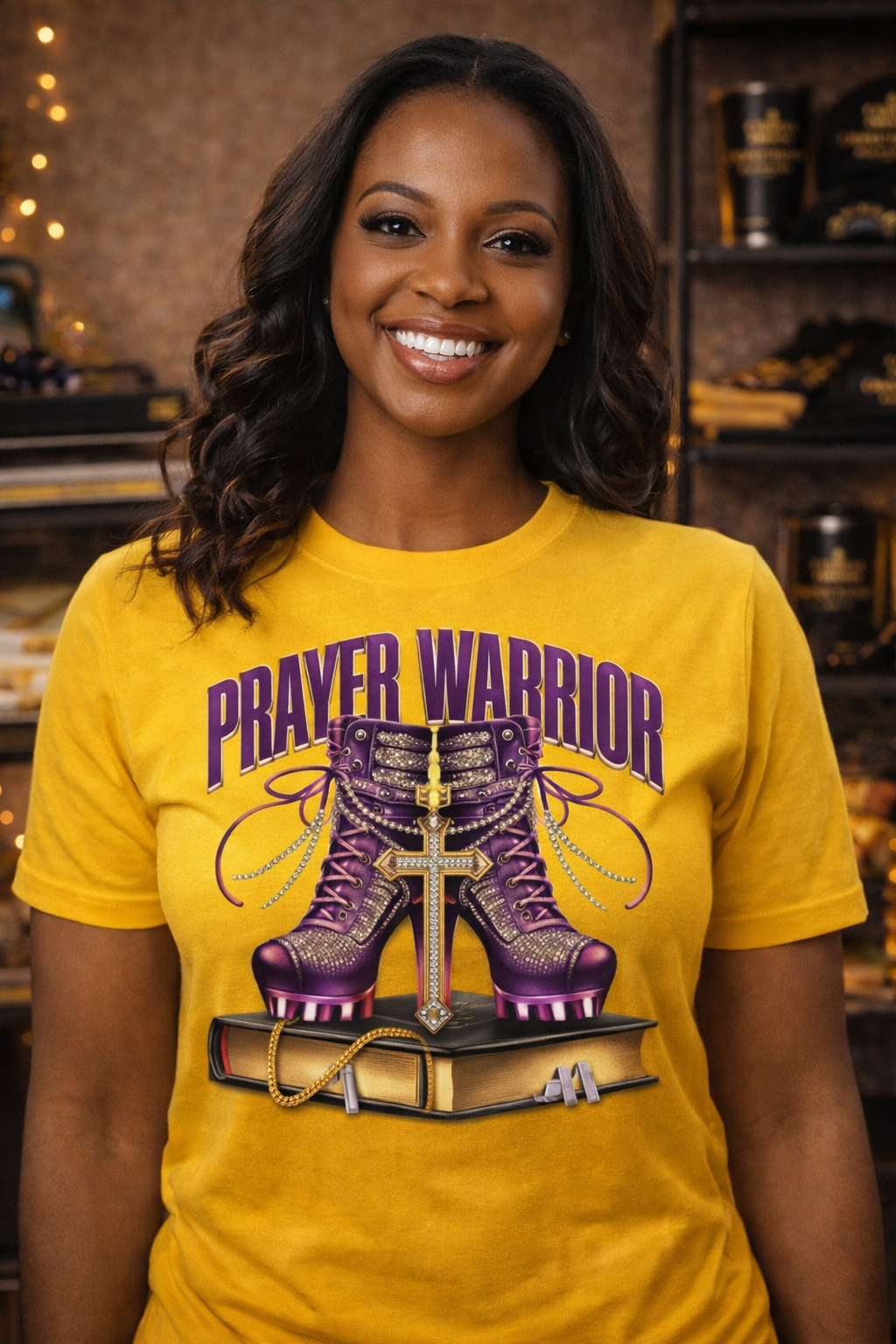 Prayer Warrior Multicolor Graphic Tee