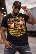 +254 Raised 50 States Driven DTF Printed Graphic T-Shirt – Premium Trucker Lifestyle Tee